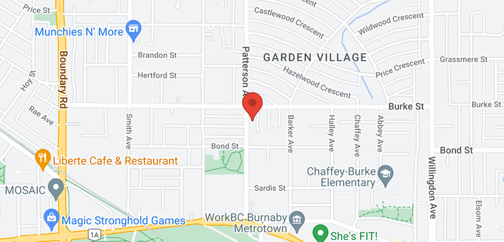 map of 5242 PATTERSON AVENUE